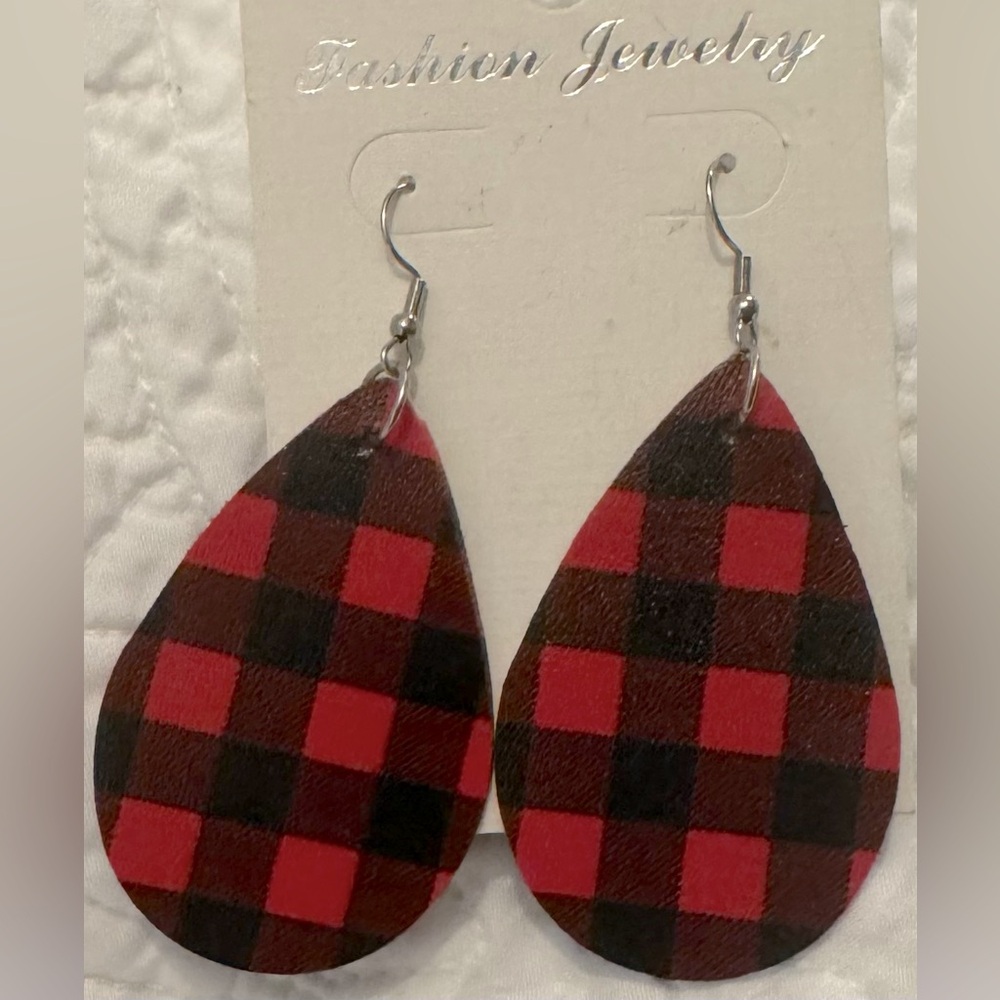 “I’m Plaid Over You” Earrings